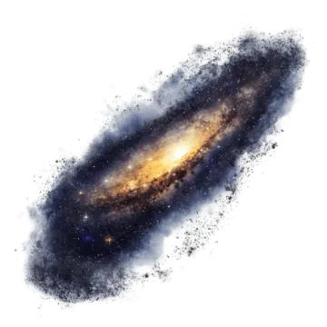 an image of a galaxy in the sky