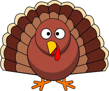 a cartoon turkey