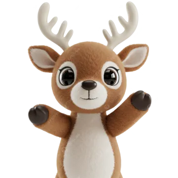 rudolph the reindeer plush toy