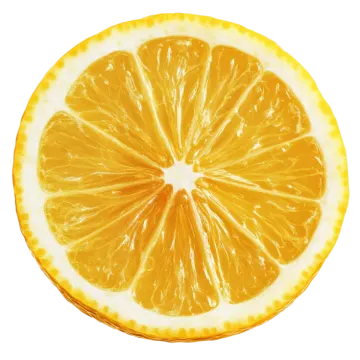 a slice of orange