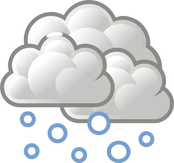 a cloud with water droplets