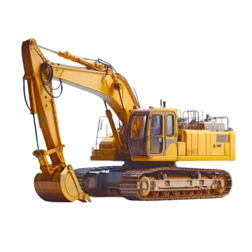 a yellow and black construction vehicle