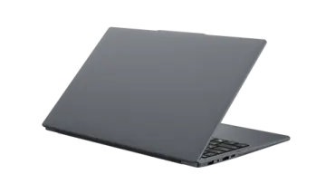a laptop with a black cover on it