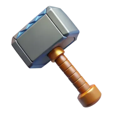 an image of a hammer on a white background