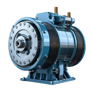 an electric motor on a white background