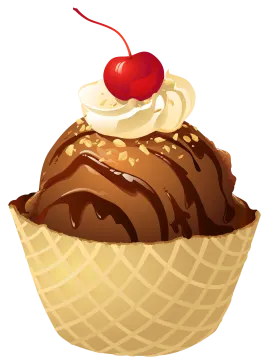 a cupcake with a cherry on top