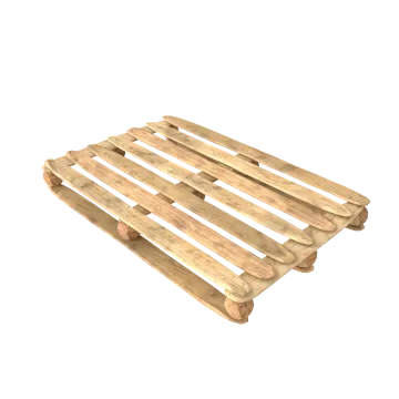 a wooden crate on a white background