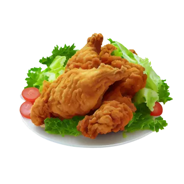 the plate is white
