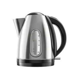 an electric kettle on a white background