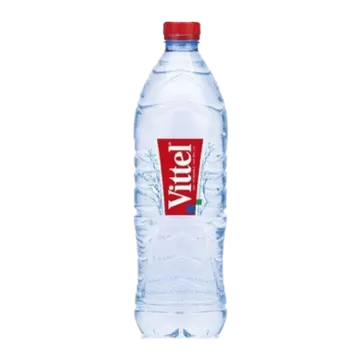 a bottle of water on a white background