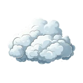 a cloud in the sky