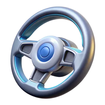 an image of a steering wheel