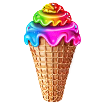 an ice cream cone