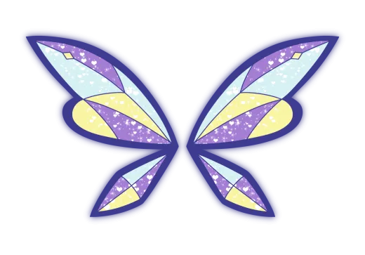 a purple and yellow butterfly with white spots