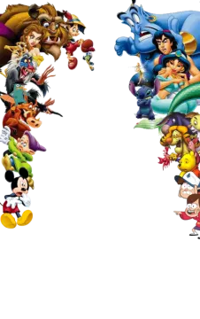 the world of disney characters