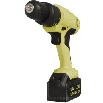 A cord driller on a white background