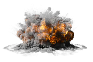 black and white smoke on a white background