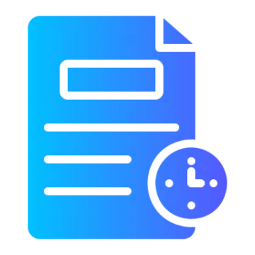 an image of a document with a button