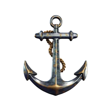 an anchor on a white background
