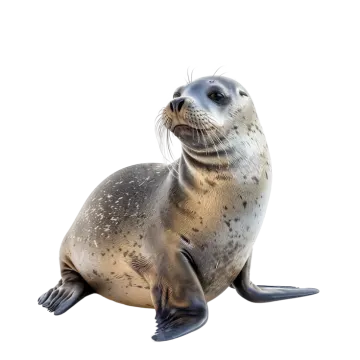 A seal on a white background