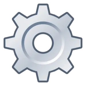 the gear icon