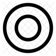 a black and white logo with the letter o