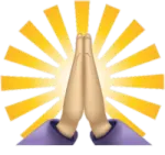 a pair of hands with the sun in the background
