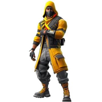 an image of a man in a yellow outfit