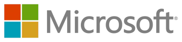 the microsoft logo on a white background