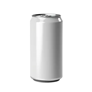a can of soda on a white background