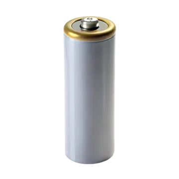 a lithium battery on a white background