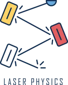 the logo for laser physics