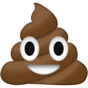 a brown poo with big eyes