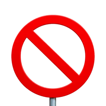 a red stop sign with a white background
