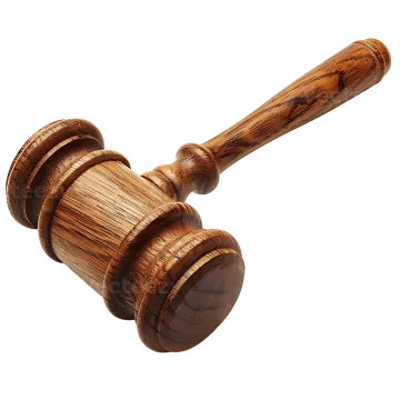 a wooden gavette on a white background