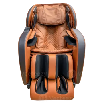 a massage chair on a white background