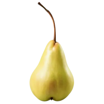 a pear on a white background