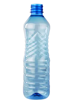a bottle of water on a white background