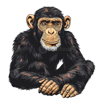 an illustration of a monkey