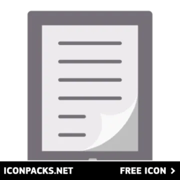 an icon of a document with the text on it