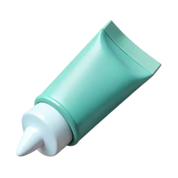 a tube with a white cap on it