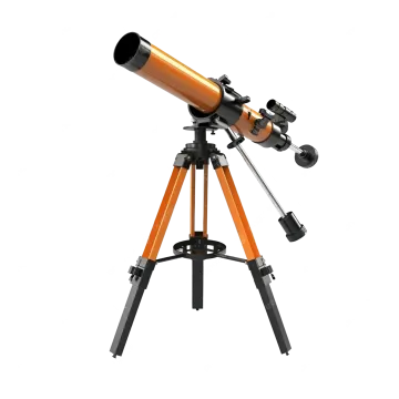 a telescope on a tripod stand