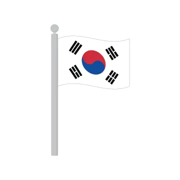 the flag of south korea