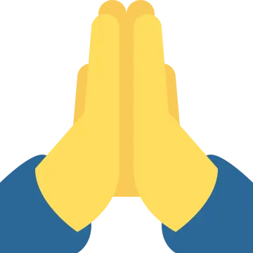 a person holding their hands up in the air