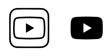 a black and white image of a video player