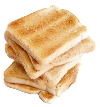 a stack of four grilled toasted sandwiches