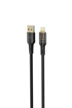 an image of a black usb cable on a white background