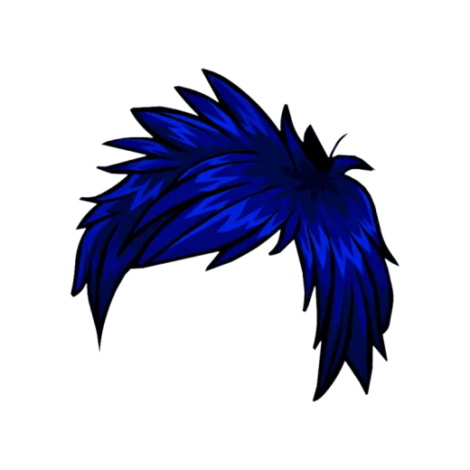a blue feather on a white background