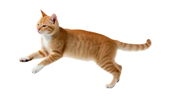 an orange and white cat