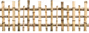 a close up of a fence made of wood